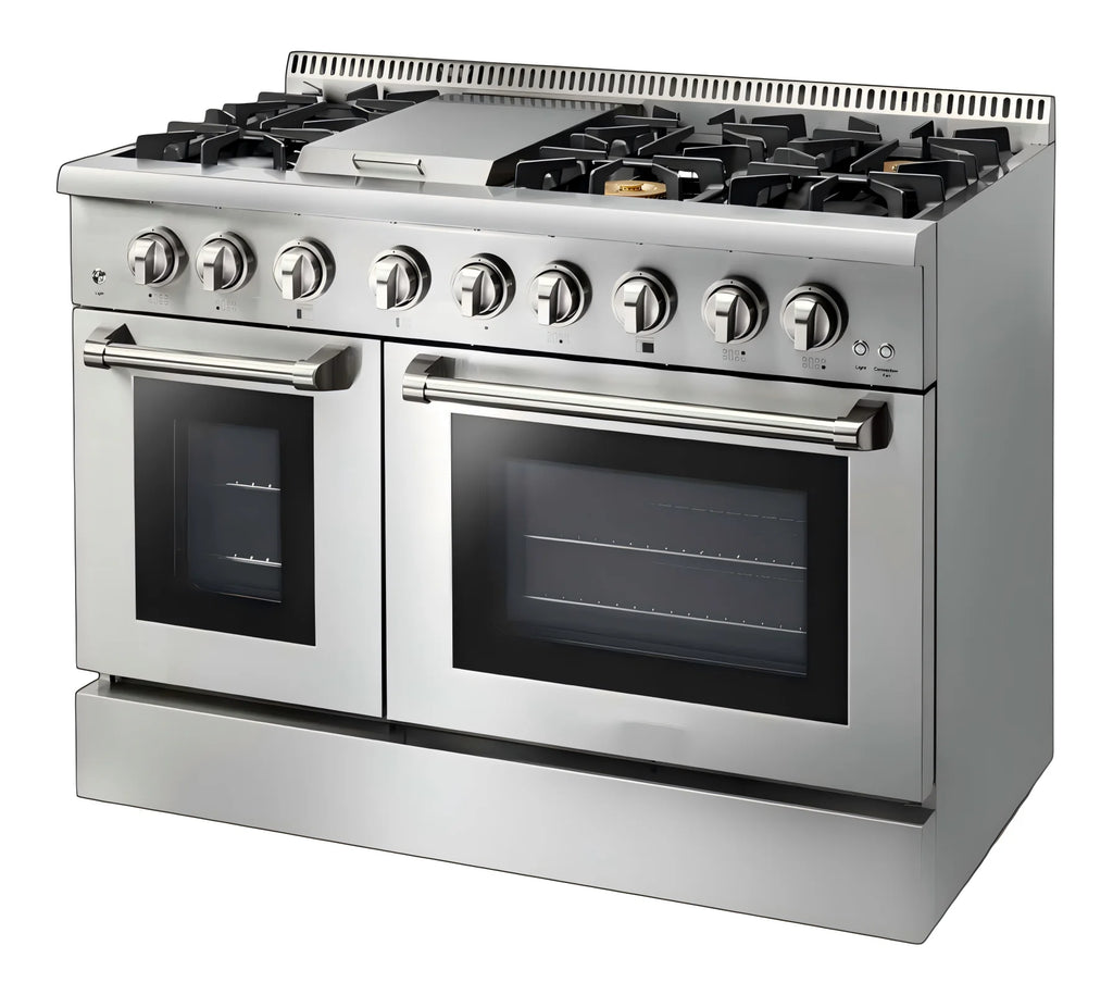 36 In. 6.0 Cu. Ft. Gas Freestanding Range with 6 Sealed Burners Gas Cooktop, Cast Iron Grates and Primary Convection Oven In Stainless Steel