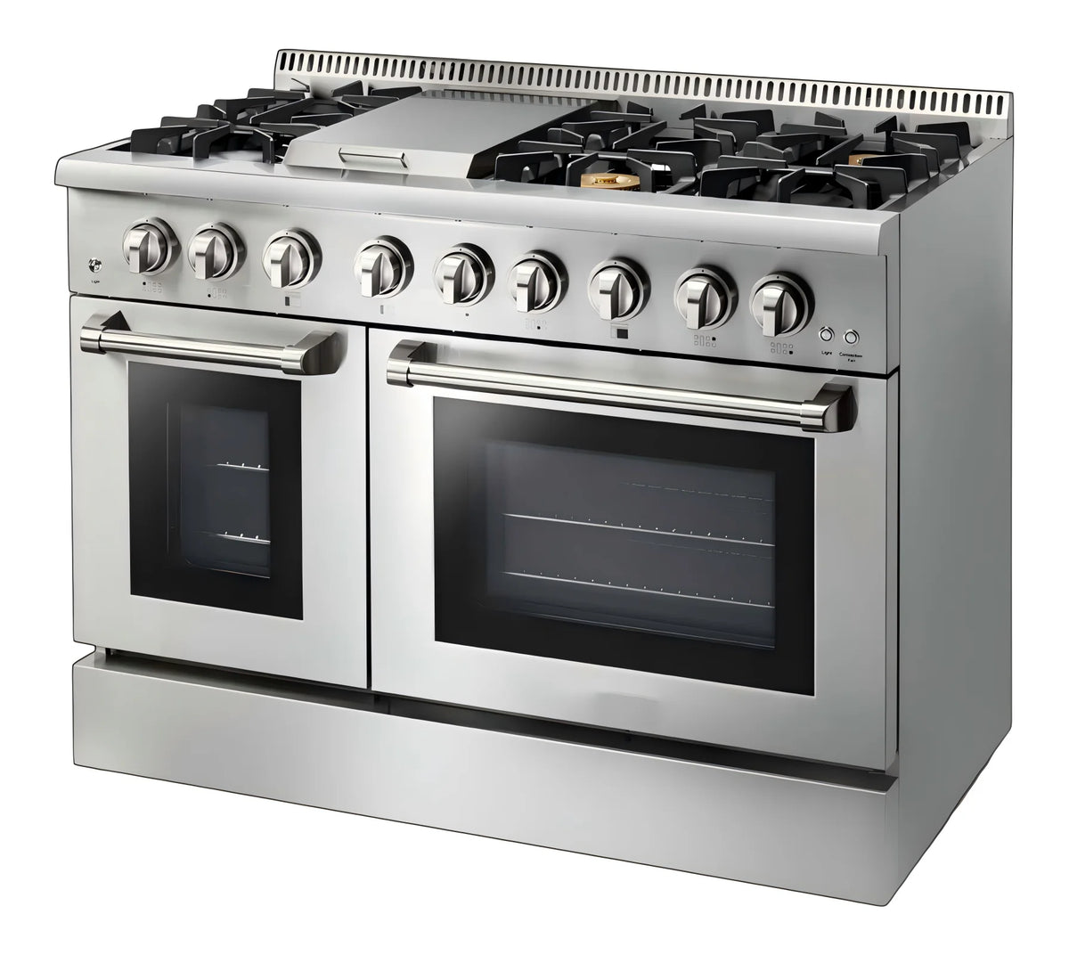 36 In. 6.0 Cu. Ft. Gas Freestanding Range with 6 Sealed Burners Gas Cooktop, Cast Iron Grates and Primary Convection Oven In Stainless Steel