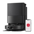 Roborock Qrevo S5V Robot Vacuum and Mop, 12000Pa Suction,  FlexiArm Edge Mopping, Auto Mop Washing&Drying, Self-Emptying, Dual Zero-Tangle System, Smart Obstacle Avoidance, 10mm Mop Lifting