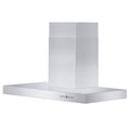 ZLINE 30" Wall Mount Range Hood w LEDs, Fits Up to 9ft Ceilings, Stainless Steel