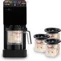 Food Genie: Dessert Station - Black - 11-In-1 Ice Cream & Frozen Treat Maker, (3) 16oz Tubs, Create Sorbet-Milkshakes-Drinks & More, Dual-Drive Motors