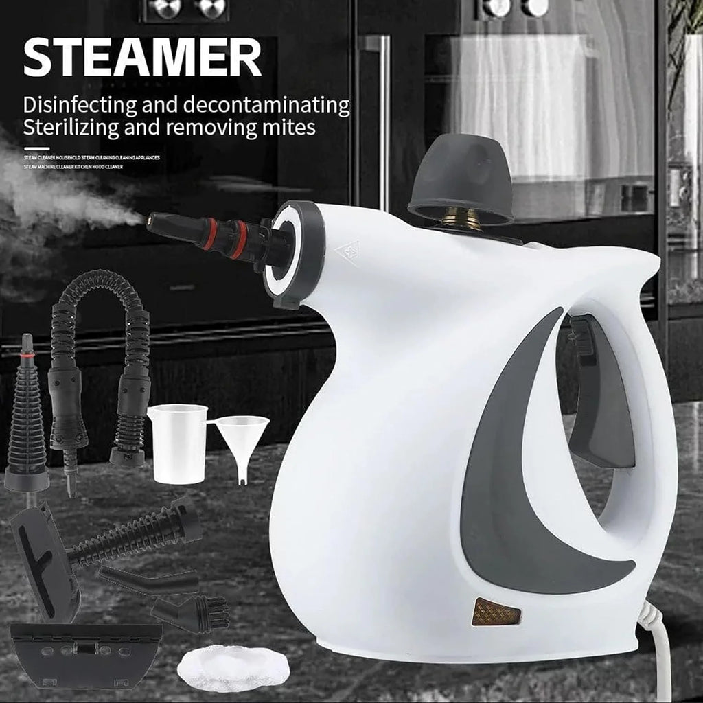 Saker Sakerplus Handheld Steam Cleaner High Pressure Steamer Multi-surface Cleaning for Kitchen, Auto Steam Cleaner for Car Detailing Best Steamer for Auto Detailing (Red)