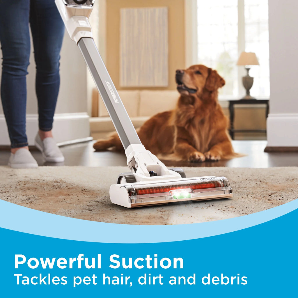 BLACK+DECKER POWERSERIES+ 20V MAX Cordless Stick Vacuum, with Anti-Tangle Brush Bar, Convertible to Handheld, 44 Minute Run-Time, BHFEA520J