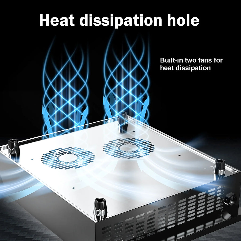 Chushifu  Induction Cooktop 1800W 85V~120V Commercial Grade Hot Plate Electric Stove Countertop Burners for Cooking Professional Heater 18-hours Timer