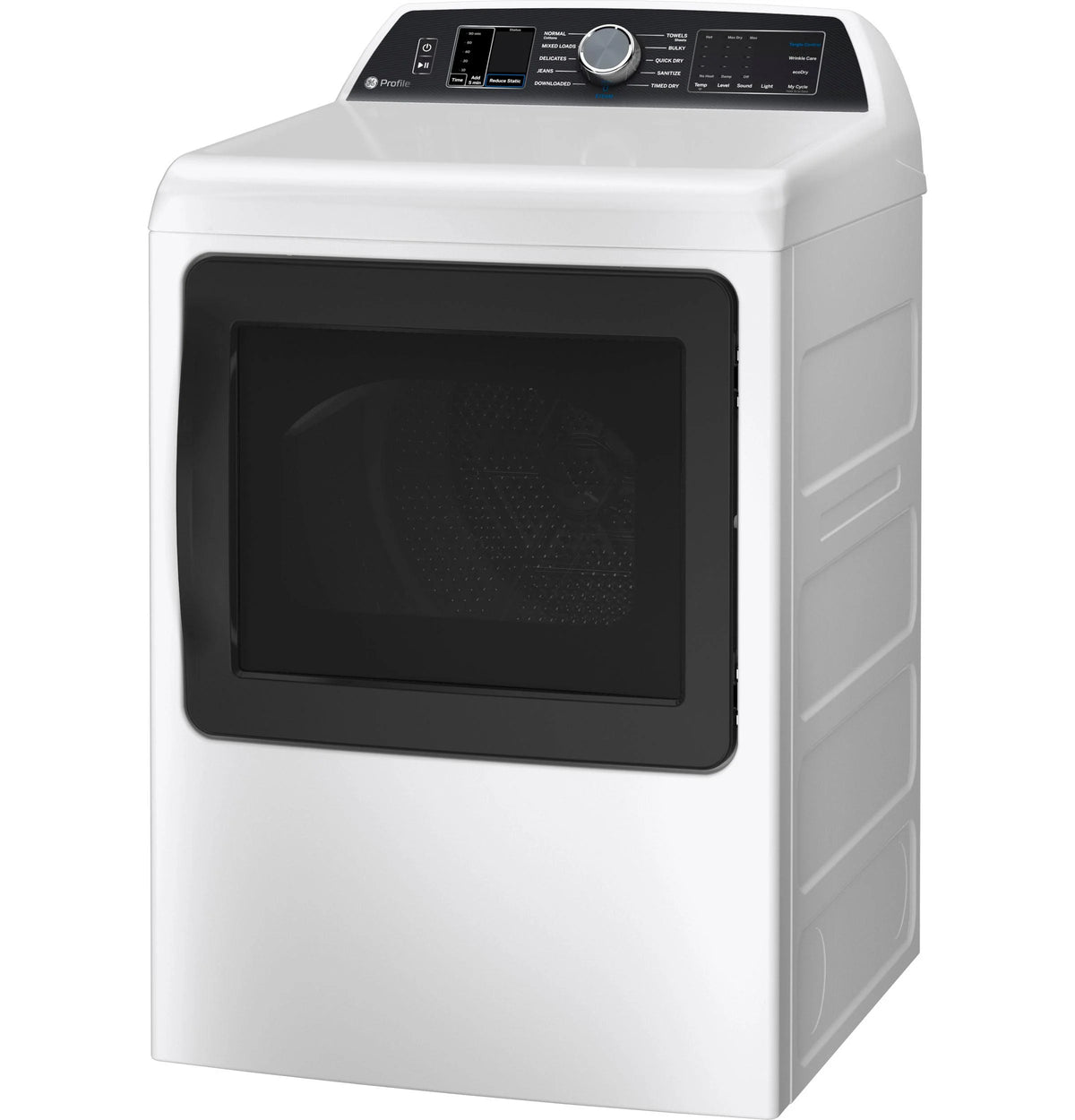 Ge Profile Ptd70eb Ge Profile 27" Wide 7.4 Cu. Ft. Electric Dryer - White on White with