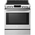 LG LSE4616ST - Range - built-in - niche - width: 30 in - depth: 25 in - height: 36 in - with self-cleaning - stainless steel