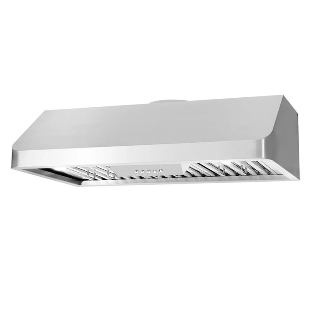 Cosmo COS-QB90 36 in. 500 CFM Ducted Under Cabinet Range Hood in Stainless Steel