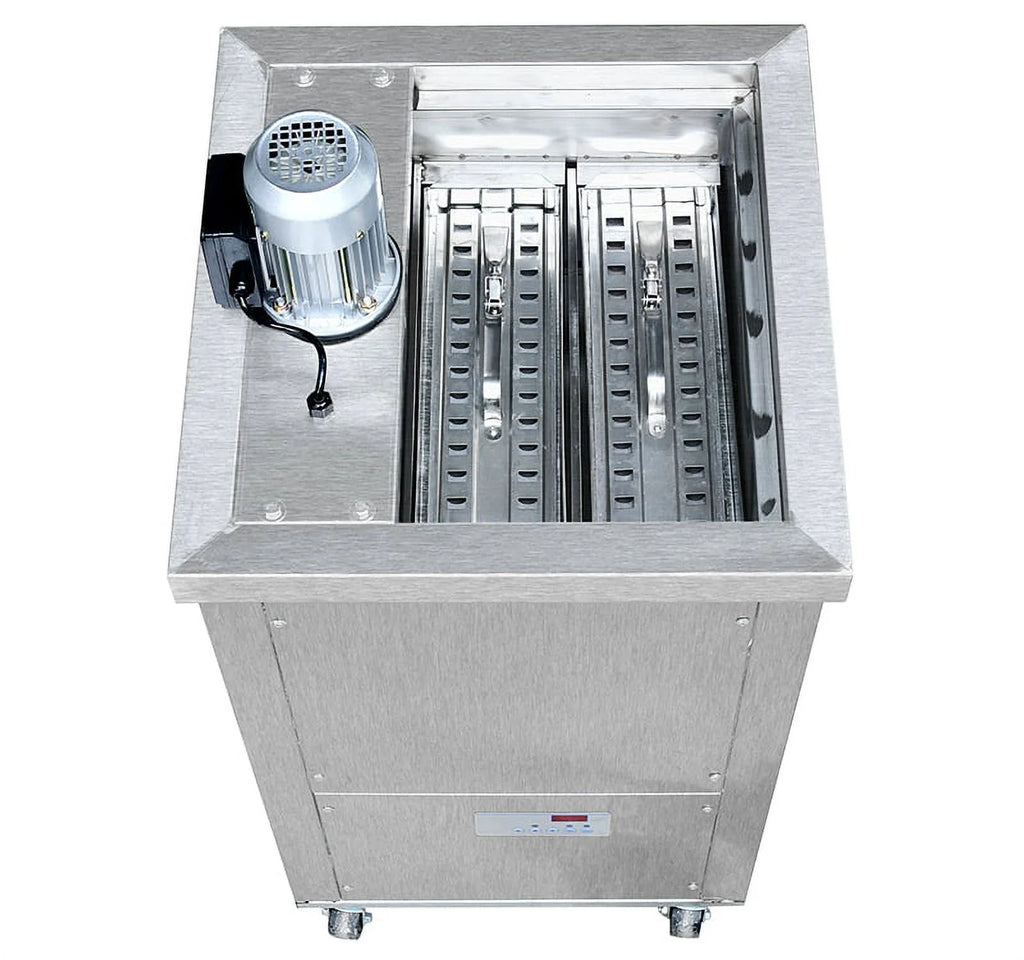 Kolice Commercial Slim Molds Popsicle Ice Cream Machine,Ice Bars, Ice Pops Maker-2 Mold Included