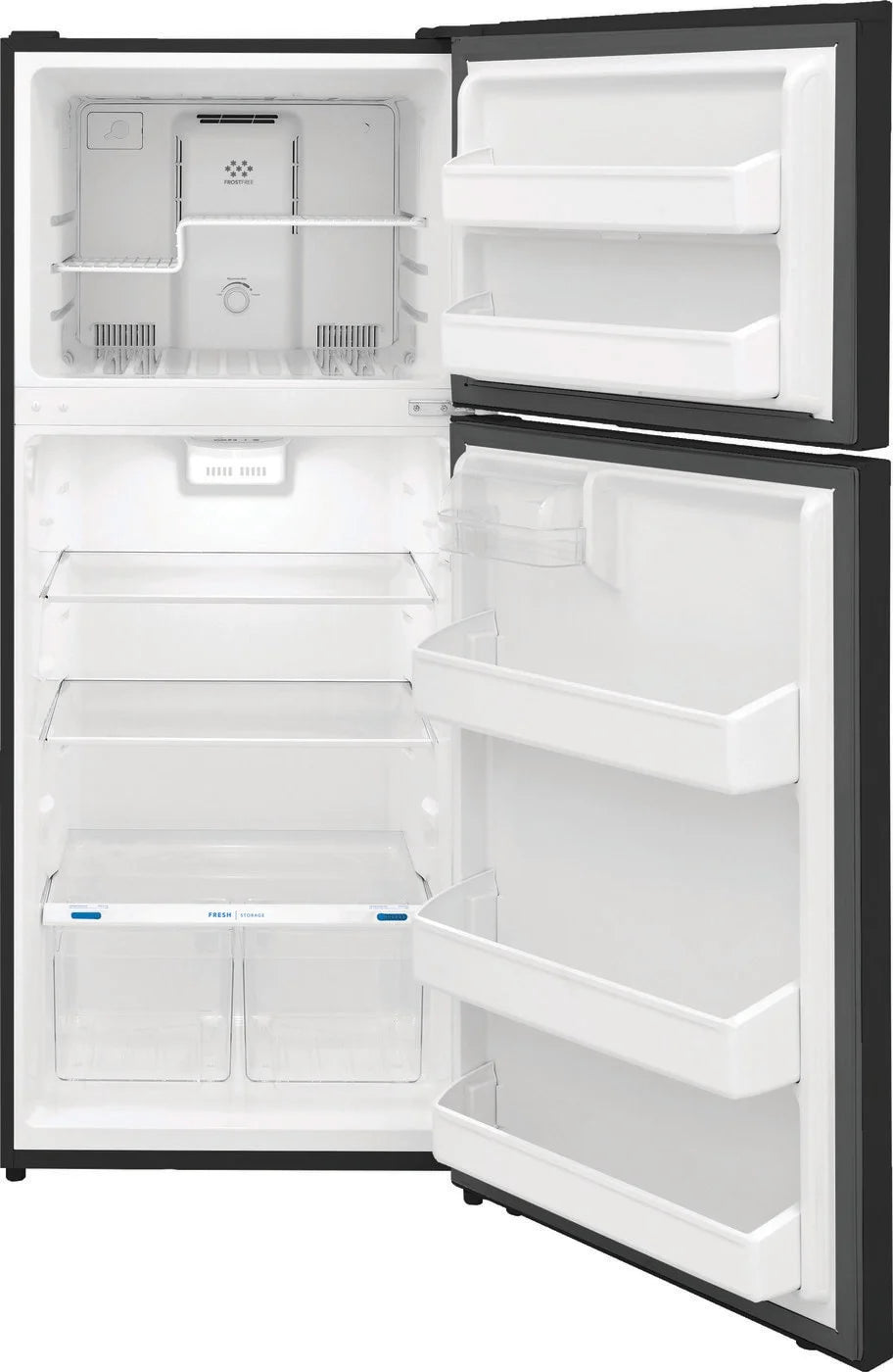 Frigidaire 17.6 Cu. Ft. Top Freezer Refrigerator, Black