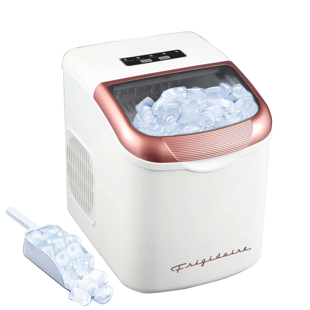 Frigidaire, 26 Lbs. Ice Maker, Bullet Shaped Ice, Rgwhite