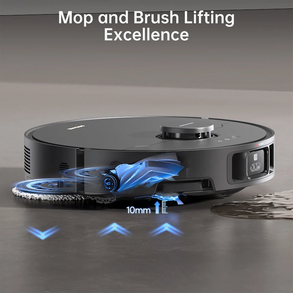 dreame L40 Ultra Robot Vacuum with Removable & Liftable Mop, Extendable & Liftable SideBrush, 11,000Pa Suction, 149a?? Mop & Washboard Self Cleaning, Auto-Empty, Auto Refill, Voice Control
