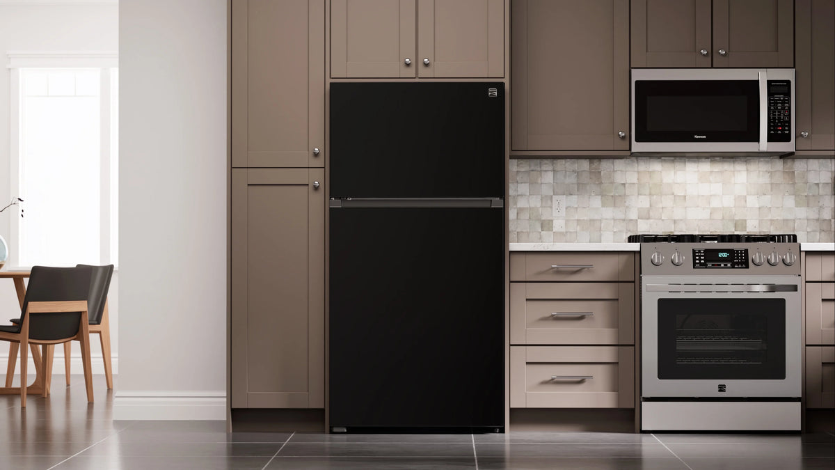 Kenmore 33-inch 20.4 Cu. ft. ENERGY STAR? Standard Refrigerator/Freezer w/Icemaker, Stainless Steel
