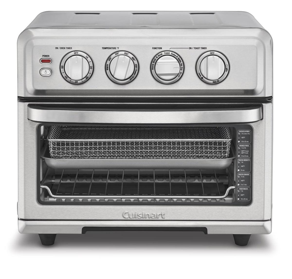 Cuisinart Airfryer Toaster Oven with Grill, Stainless, TOA-70NAS
