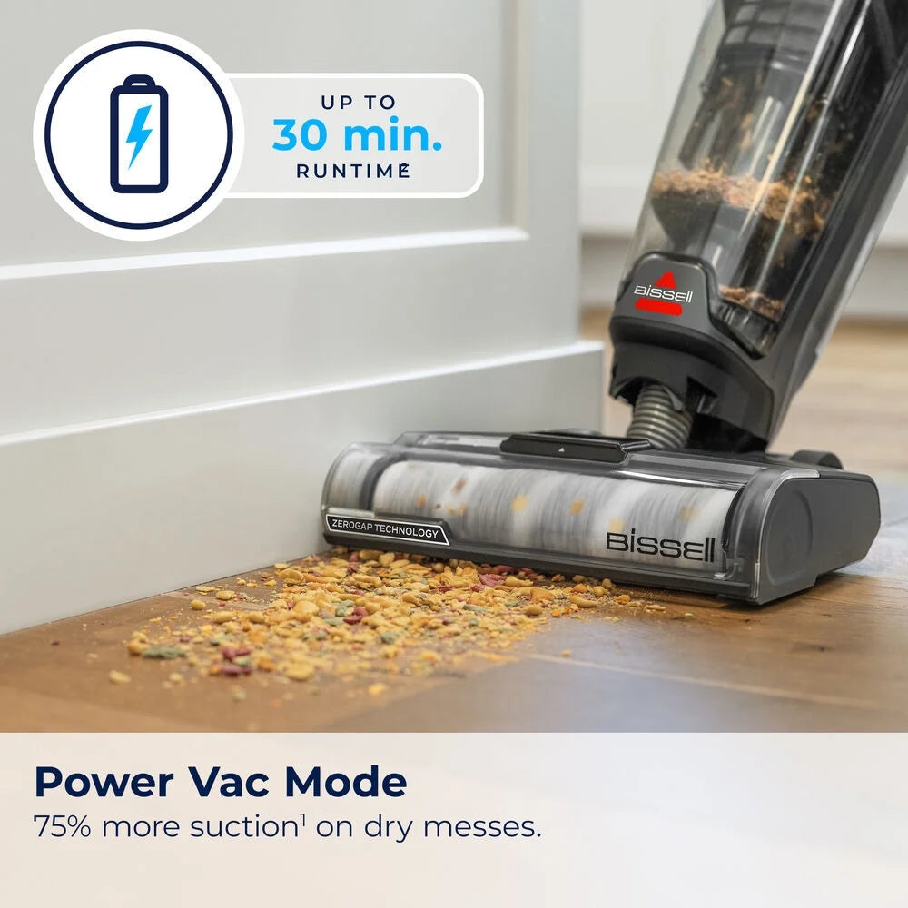 BISSELL CrossWave? OmniForce? Edge, Cordless, Zero-Gap Edge Technology, Power Vac or Power Mop Mode, Self Cleaning Cycle, All-in-One Multi-Surface Cleaner, for Hard Surfaces or Area Rugs, 3930F
