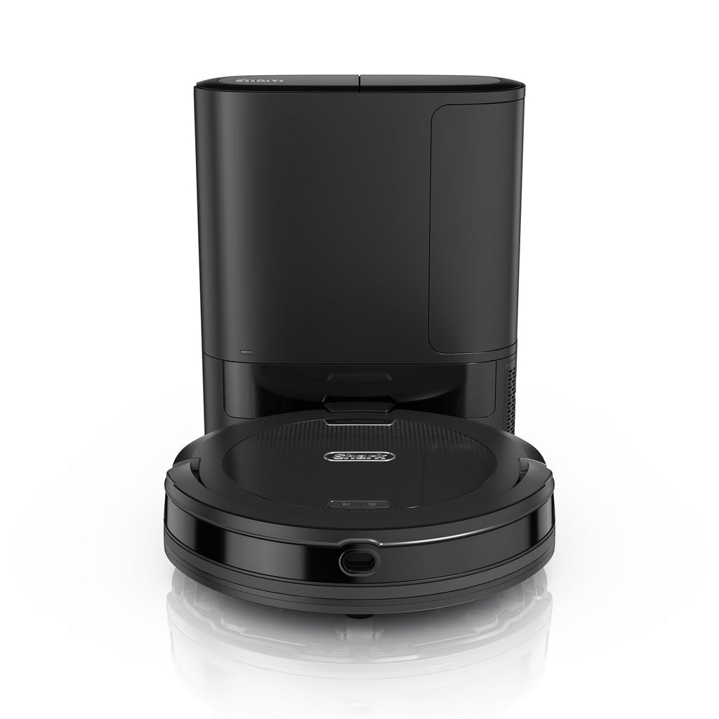 Shark Navigator Robot Vacuum and Self-Empty Base with Bagless, 45-Day Capacity Self-Empty Base and SmartPath Navigation, Black, RV2100AE