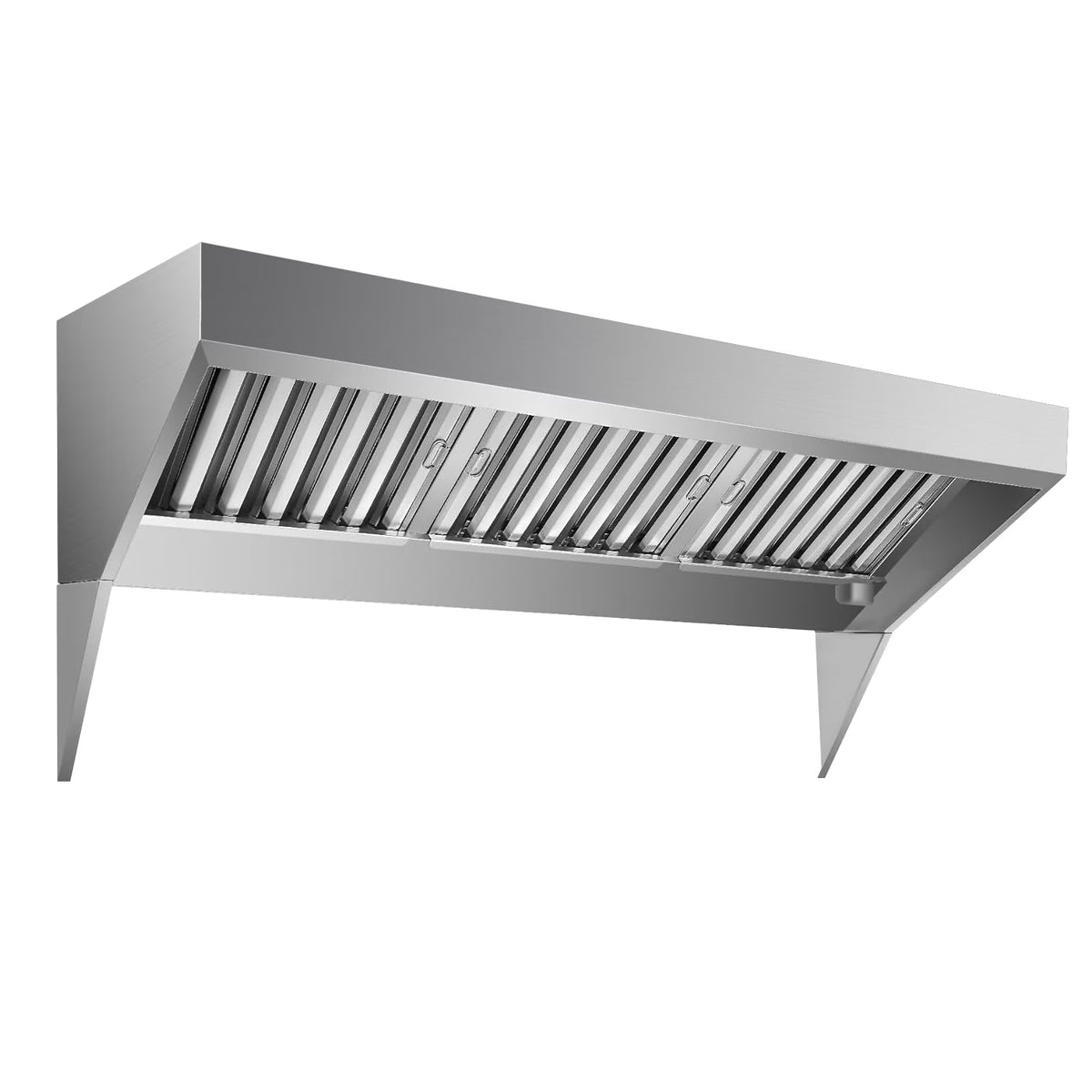 Aoile Commercial Exhaust Hood, 94.48" Rust Resistant Wall Mount Range Hood