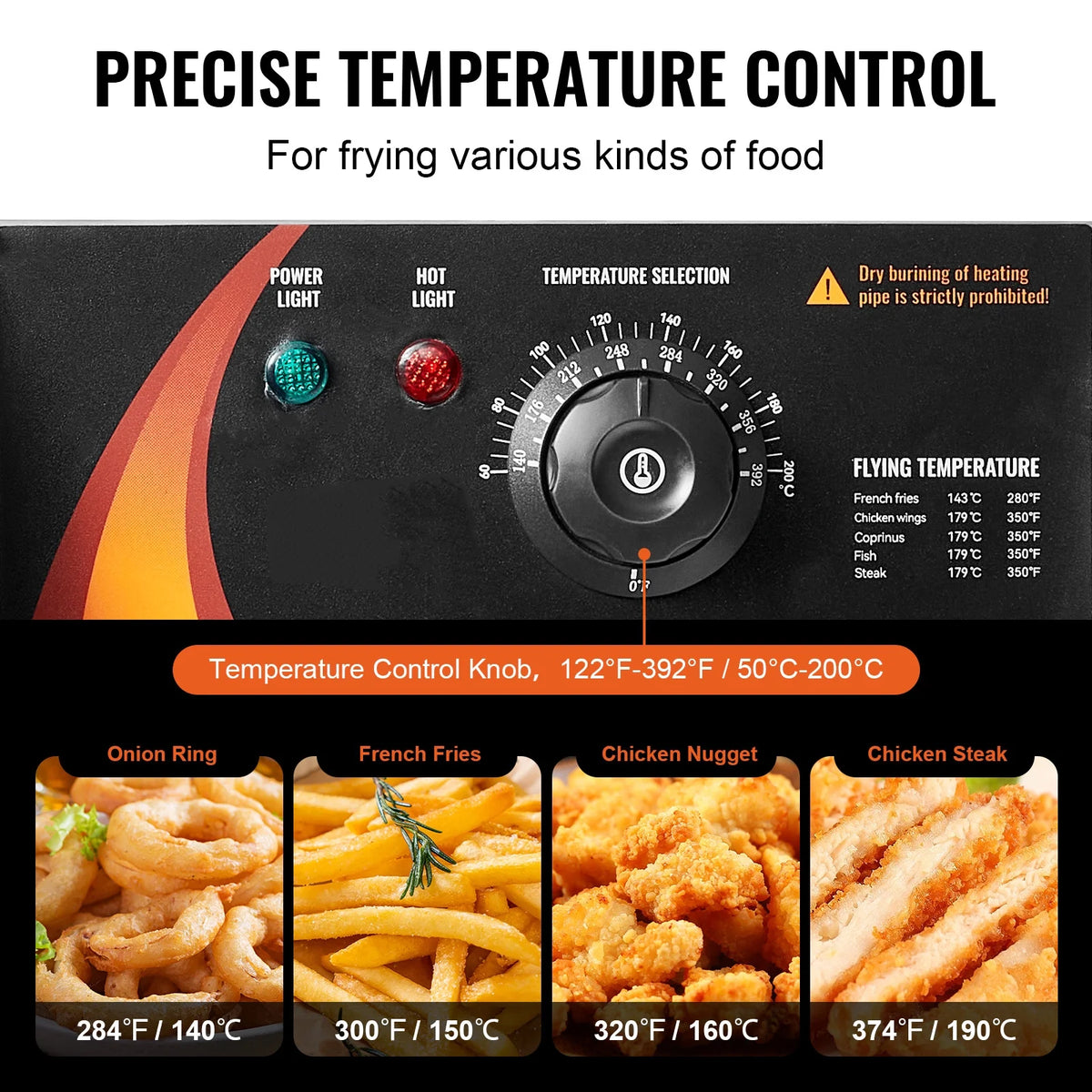 KFFKFF Commercial Dual Tank Deep Fryer, 3000W Electric Countertop Fryer with Basket, 2 x 9.1Qt/8.6L Stainless Steel Oil Fryer, featuring Temperature Control & Overheat Safety