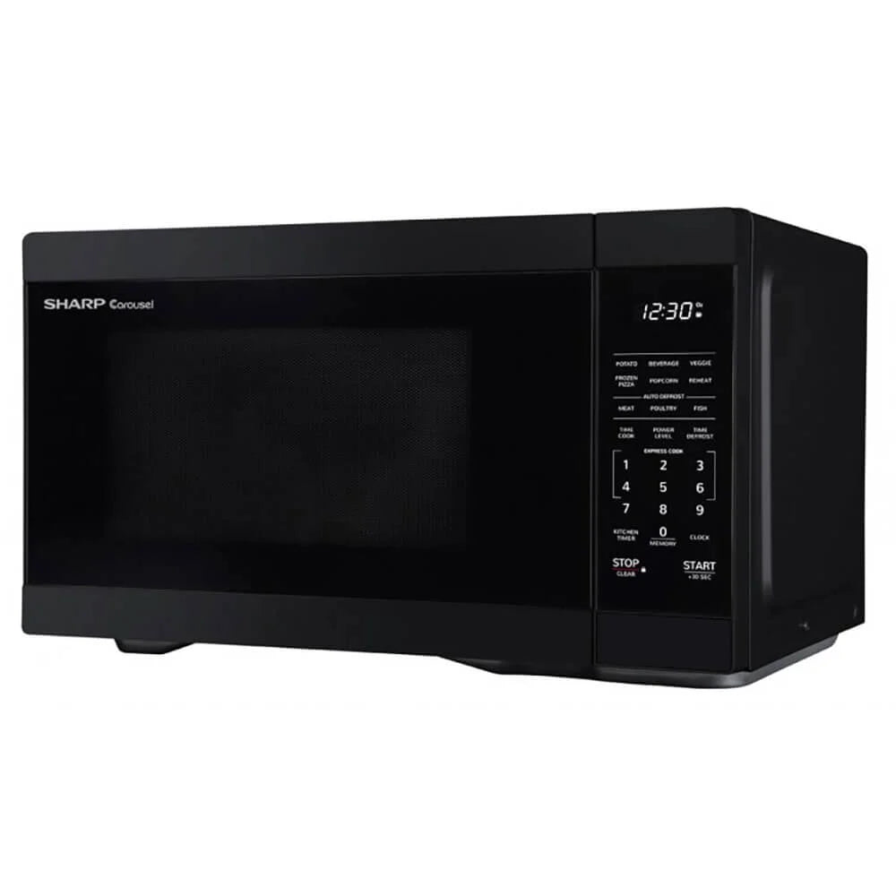 Sharp 1.1 cu. ft. 1000W Countertop Microwave Oven, Black