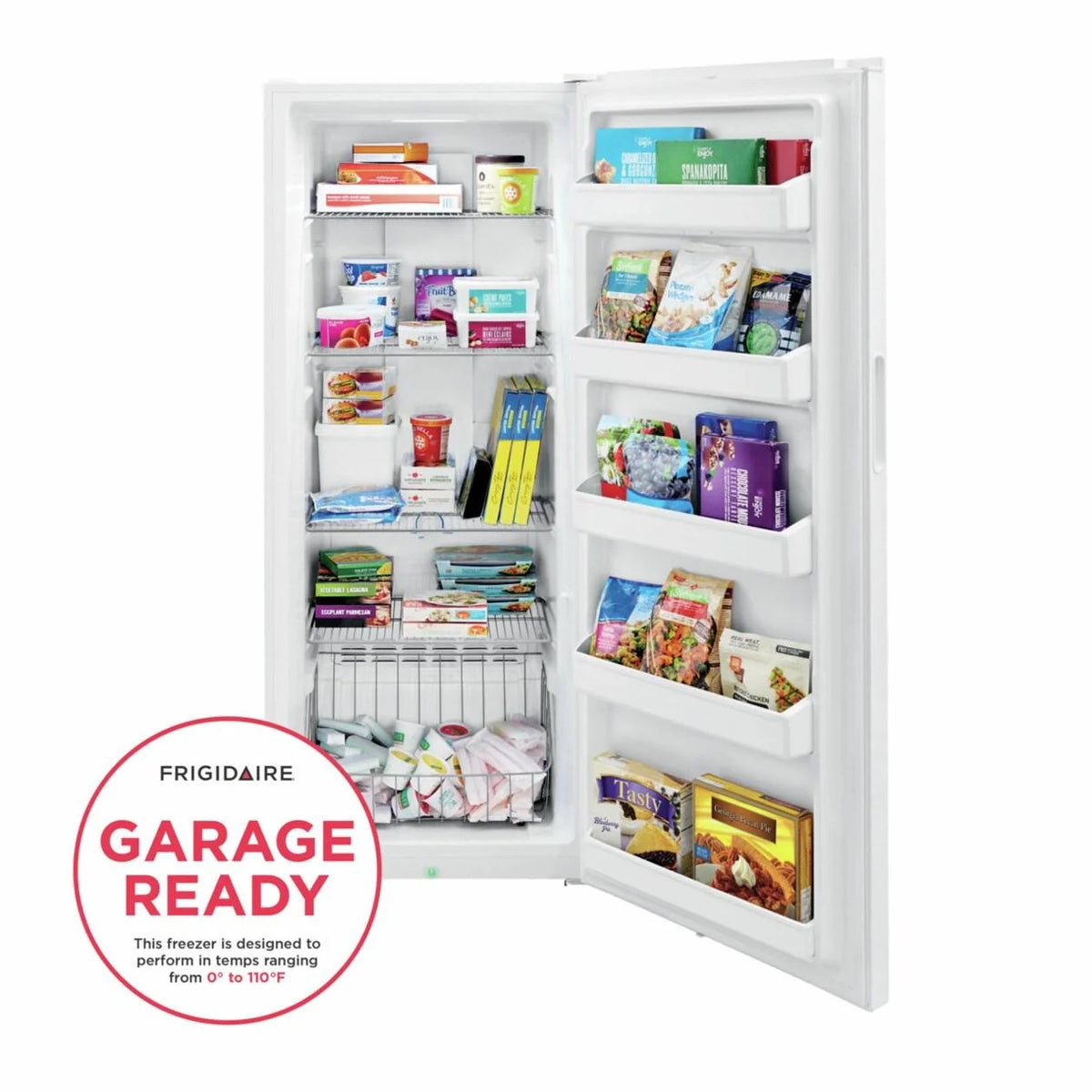 Frigidaire FFFU13F2VW 13 Cu Ft Upright Freezer, White