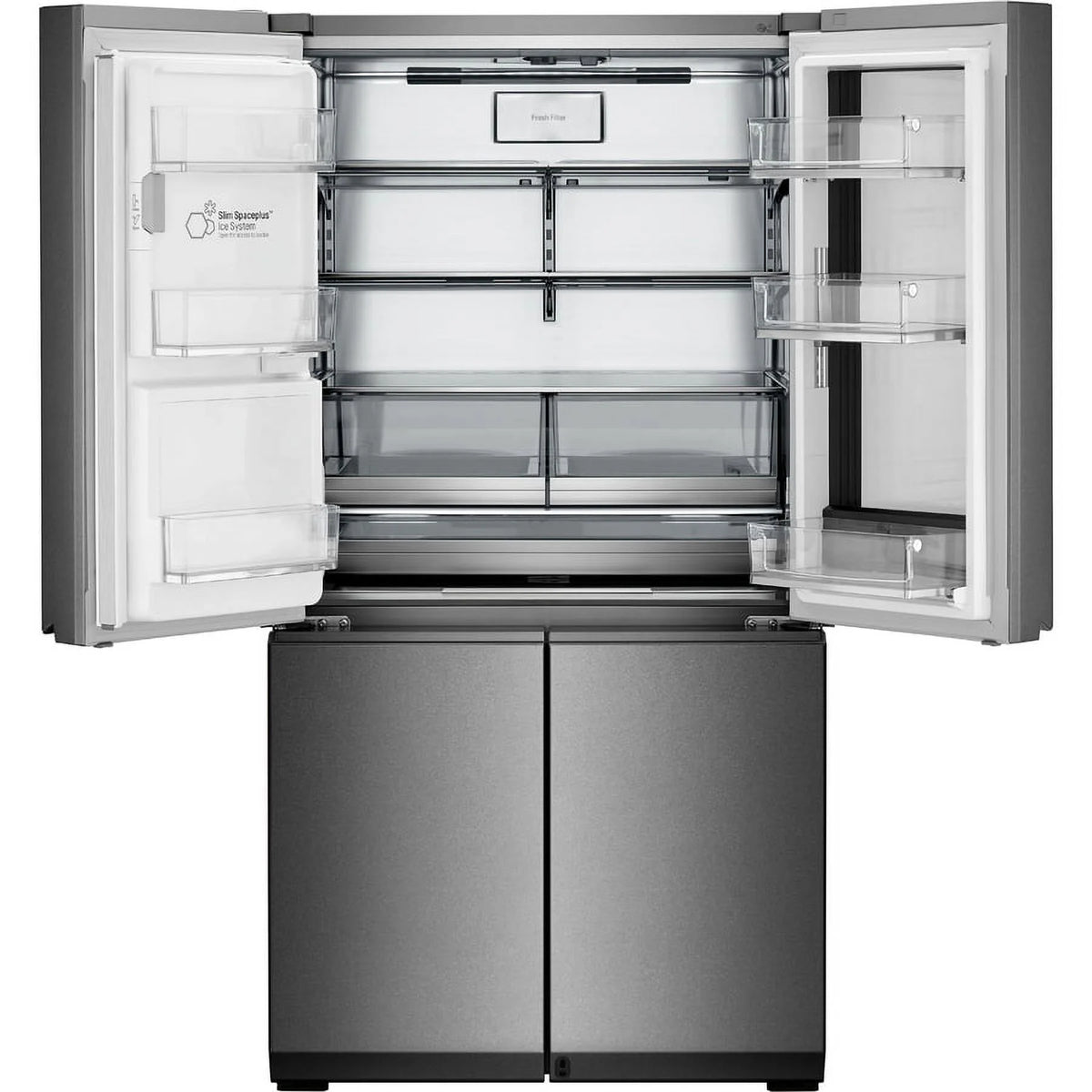 LG Freestanding French Door Refrigerator, Gray