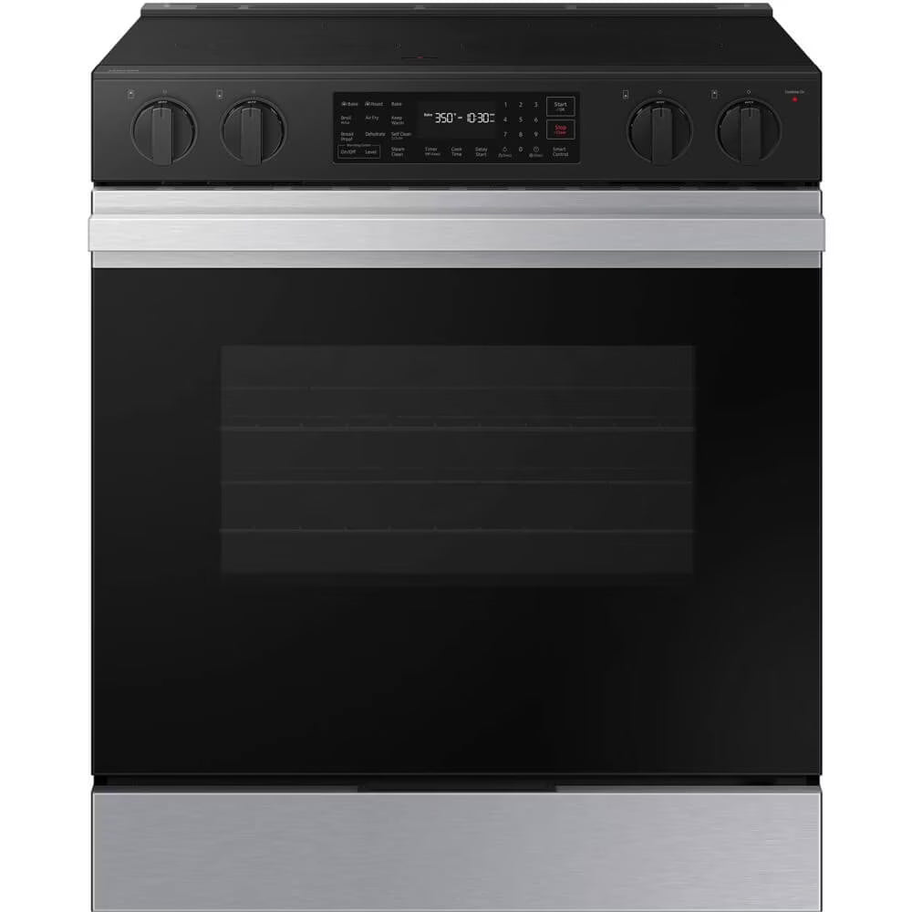 Samsung NSE6DG8300SR 6.3 Cu. Ft. Bespoke Stainless Slide-In Electric Smoothtop Range