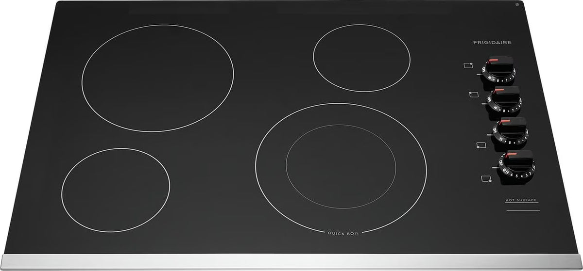 Frigidaire FFEC3025UB Electric Cooktop, 30", Black.