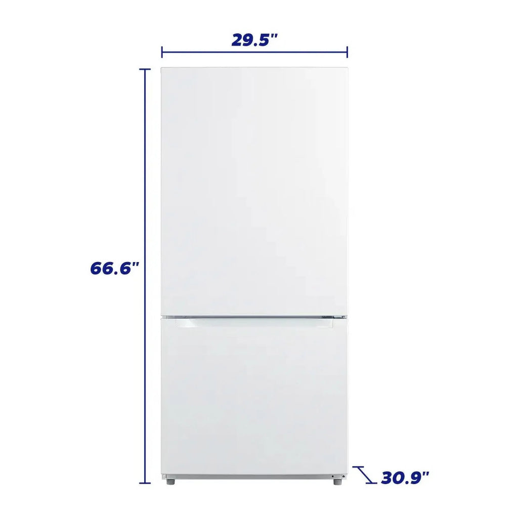 Element 18.7 cu. ft. Bottom Mount Refrigerator - White (ERBM19CBW)