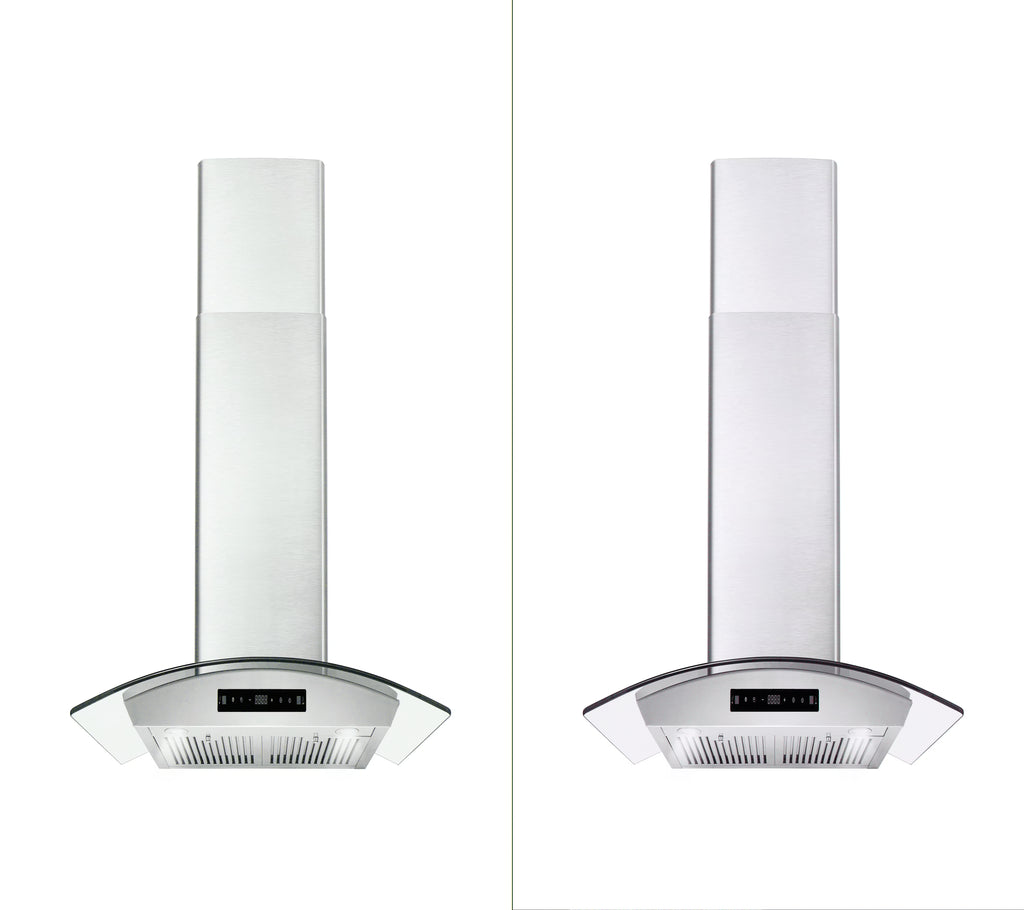 Joeaonz 30-Inch Wall Mount Range Hood with 3-Speed Ventilation and Dishwasher-Safe Filters, 700 CFM, 120V