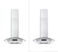 Joeaonz 30-Inch Wall Mount Range Hood with 3-Speed Ventilation and Dishwasher-Safe Filters, 700 CFM, 120V