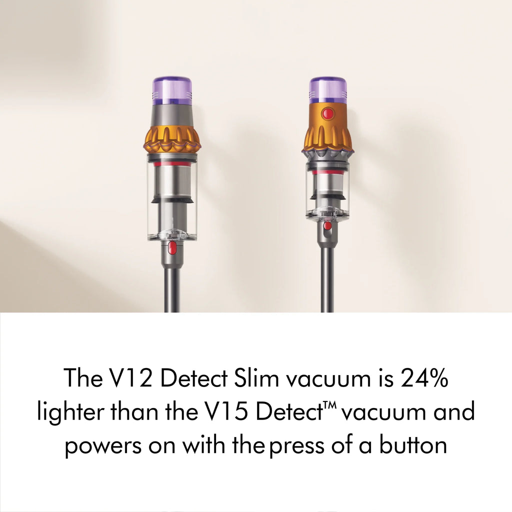 Restored Premium Dyson V12 Detect Slim Cordless Vacuum Cleaner | Nickel (Refurbished)