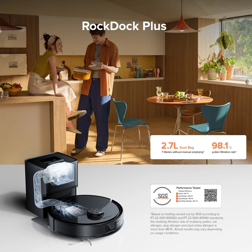 (Upgraded from Q5 Pro)Roborock Q10 X5 Robot Vacuum and Mop, Self-Emptying, Hands-Free Cleaning for up to 7 Weeks, 10,000Pa Suction, Obstacle Avoidance, LiDAR Navigation, No-Go Zones