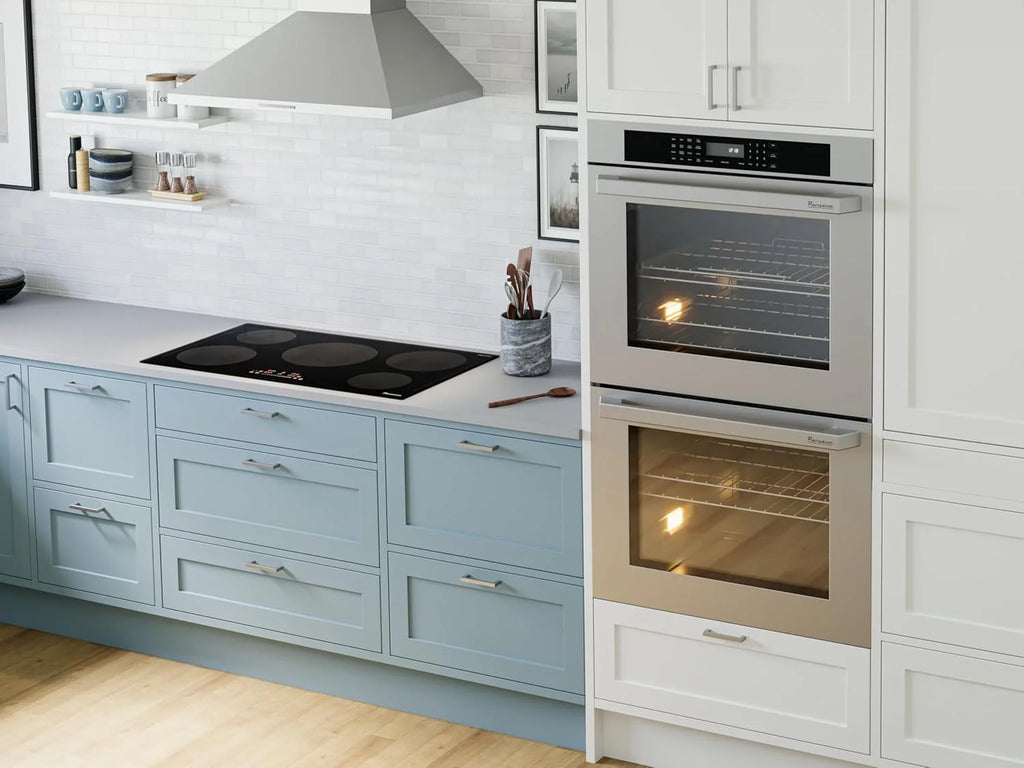 Rangaire RWOD301GS 30" Glass Touch Double Wall Oven - Stainless Steel, Electric Oven, True Convection, Self Cleaning, Easy Reach Racks