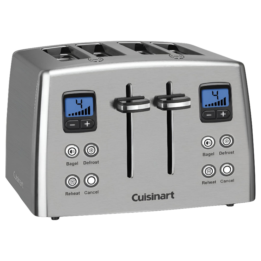 Cuisinart Toasters 4 Slice Countdown Metal Toaster, New, CPT-435P1