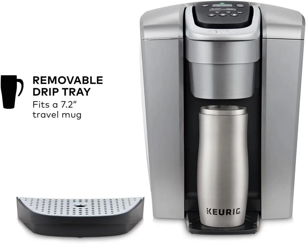 Restored Keurig K-Elite Single-Serve K-Cup Pod Coffee Maker, (Brushed Silver) (Refurbished)