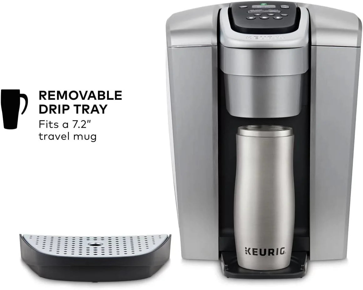 Restored Keurig K-Elite Single-Serve K-Cup Pod Coffee Maker, (Brushed Silver) (Refurbished)