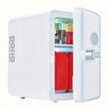 4L Mini Compact Refrigerator - Portable 6-Can Cooler and Warmer for Skincare, Beverages, Home, Office, and Car Use - Perfect Gift Idea with Versatile Temperature Control and Space-Saving Design