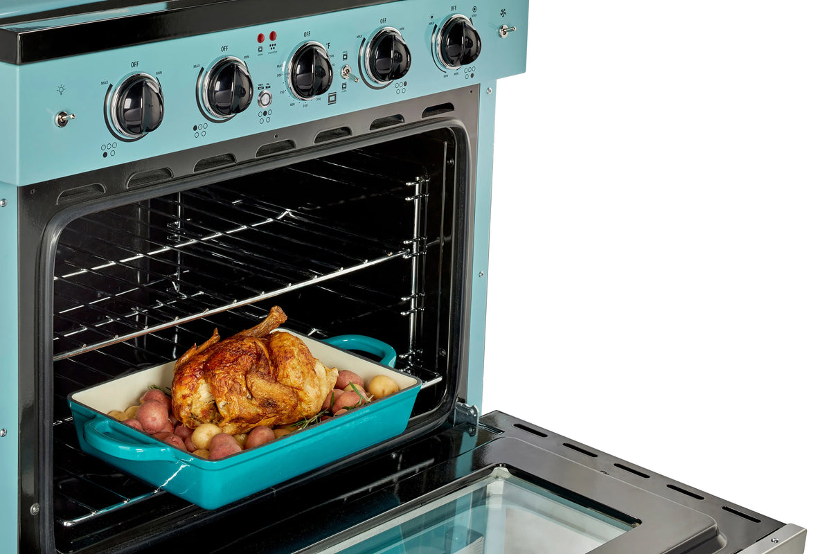 Unique Appliances Oven 30.0 in 3.9 cu/ft Electric Freestanding Range in Marshmallow White