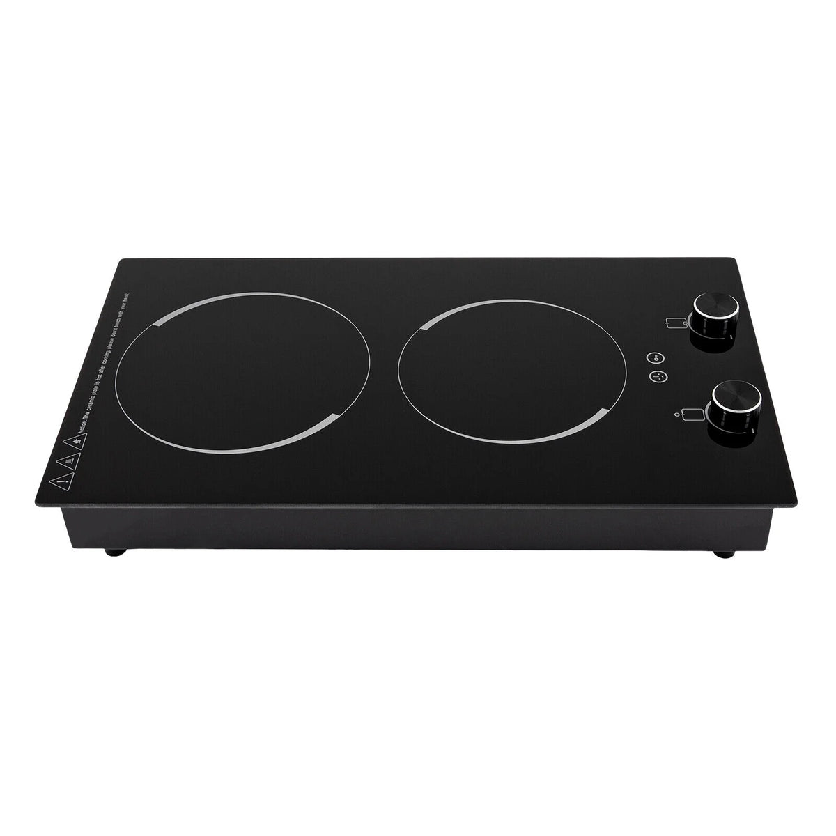 2100W Electric Induction Cooktop Stove Top 2-Burner Touch Control + Child Lock