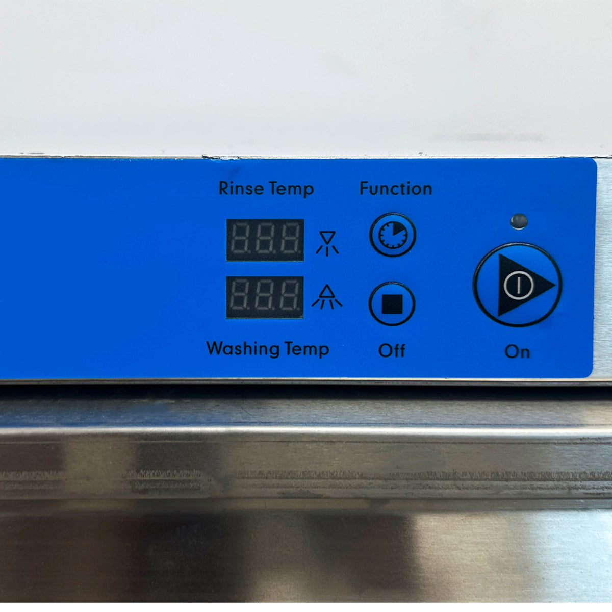 208-240V High-Temp Undercounter Commercial Dishwasher/Glasswasher Built-In Booster, Built-In Detergent & Rinse Aid Pumps, 3-phrase