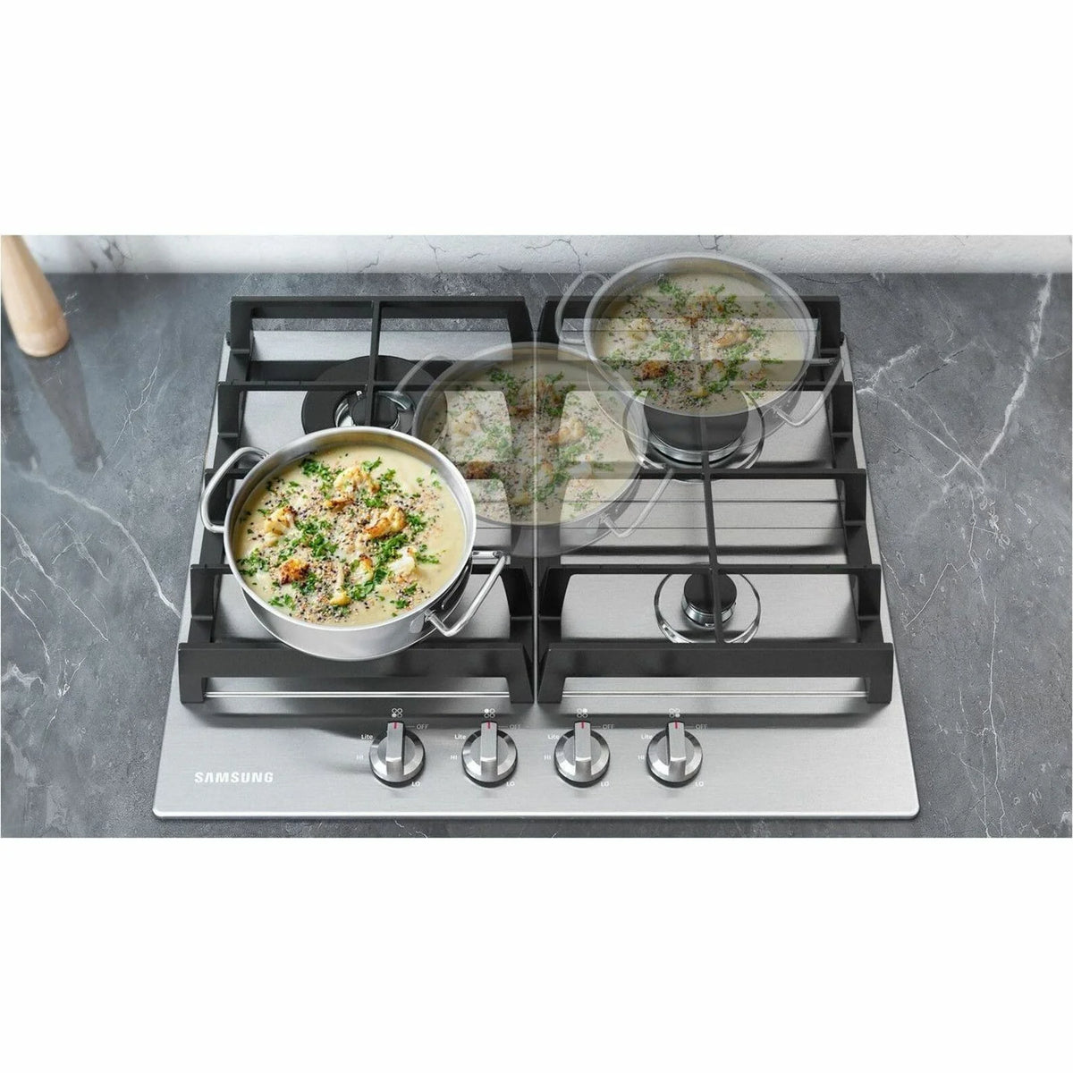 Samsung 24" Gas Cooktop in Stainless Steel