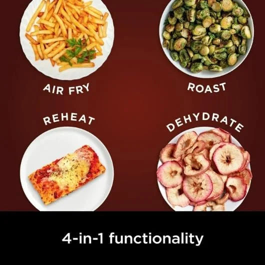 Restored Ninja Air Fryer Pro XL 6.5-QT Basket Air Fryer, 4-in-1 Functionality, Air Crisp Technology, Nonstick, Black (Refurbished)