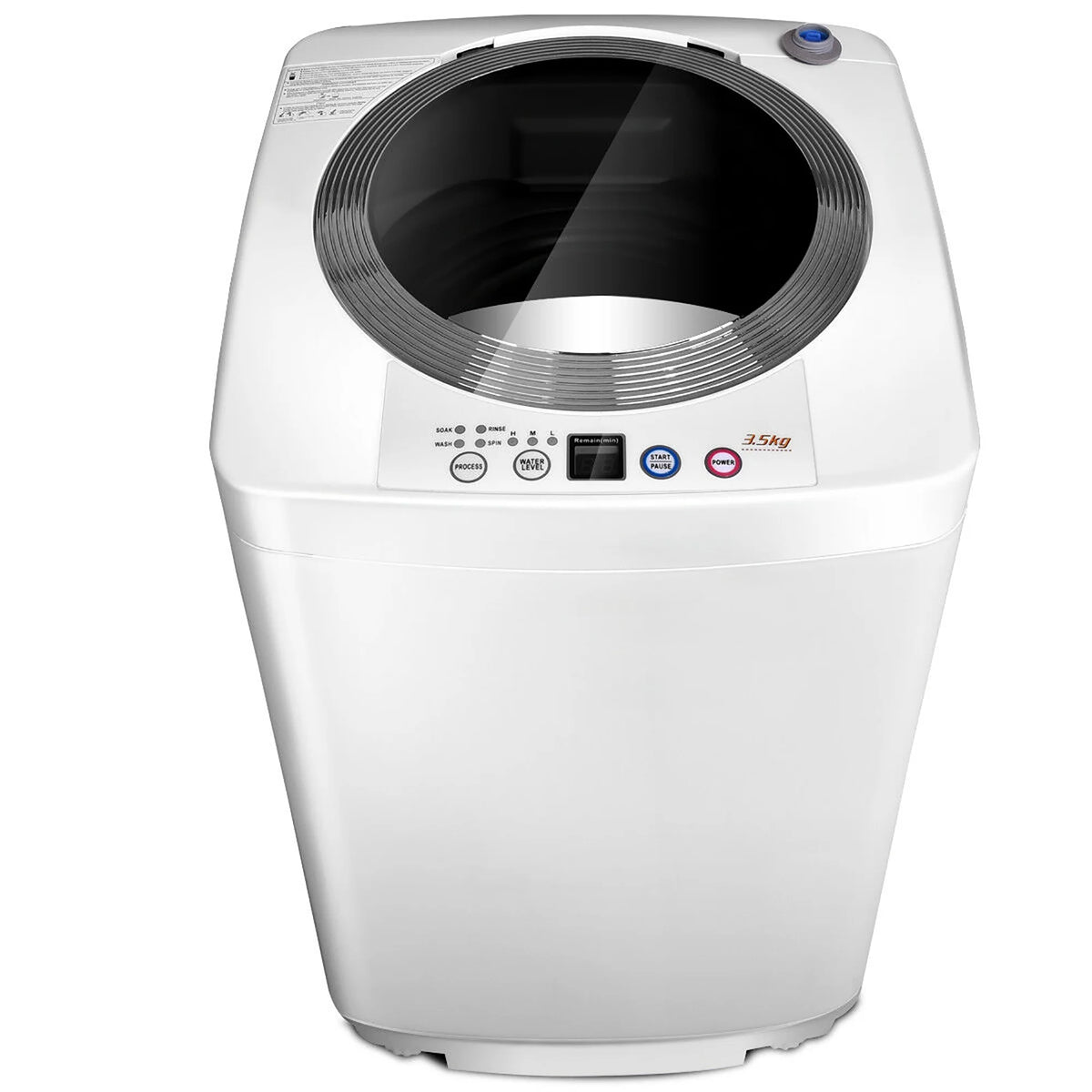 Costway Full-Automatic Laundry Wash Machine Washer Spinner Drain Pump