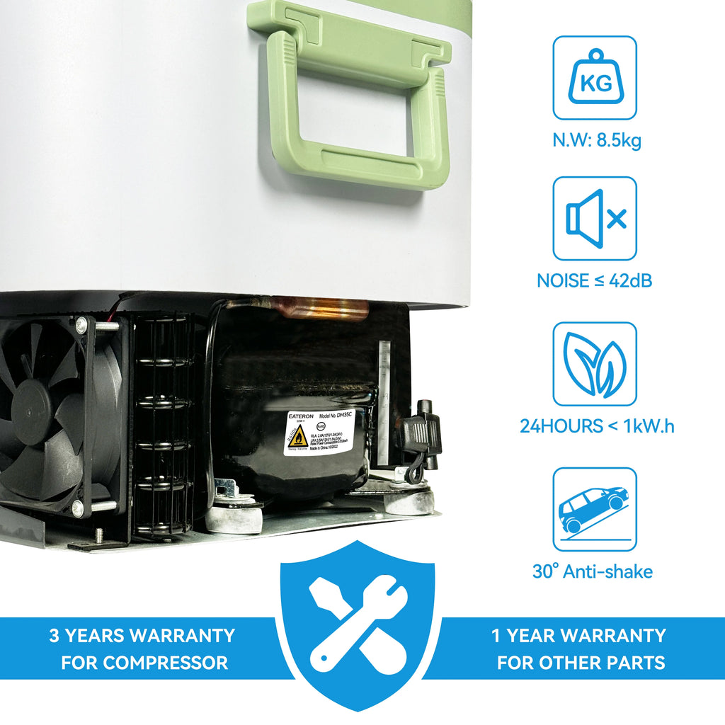 Portable Fridge 19 QT(18 Liter) 12 Volt Fridge Car Freezer Compressor Cooler 12/24V DC 110��240V AC for Camping Truck RV Boat & Home Use -18��~+15��