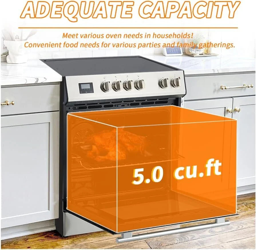 30 Inch Electric Single Wall Oven, with 5.0 Cu. Ft