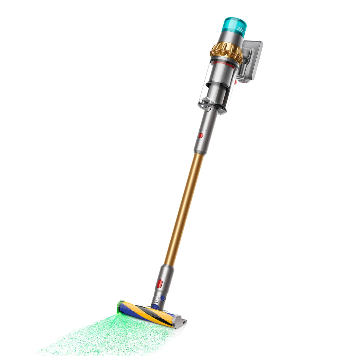 Restored Premium Dyson V15 Detect Vacuum | Iron/Gold (Refurbished)