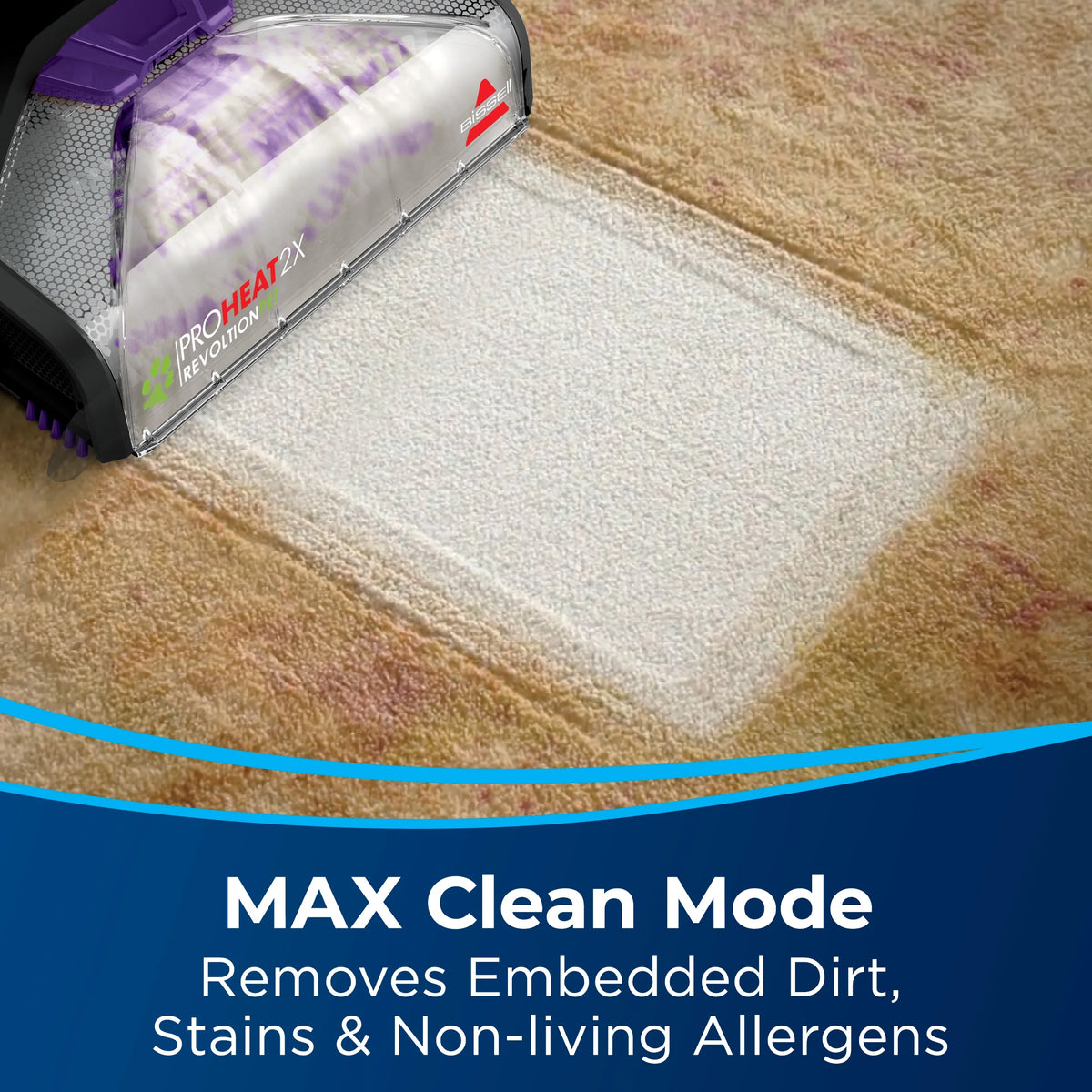 BISSELL Pro Heat 2X Revolution Pet Carpet Cleaner, 3578 & BISSELL Advanced Pro Max Clean + Protect Deep Cleaning Carpet Formula, 50 oz, 70E1