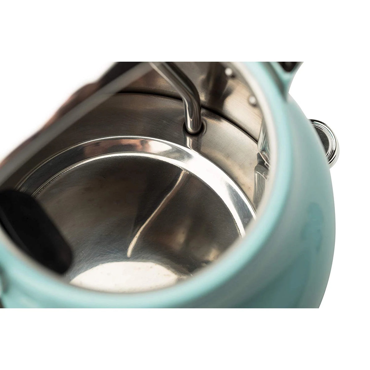 Open Box Haden Heritage 1.7L Stainless Steel Electric Water Kettle, Turquoise