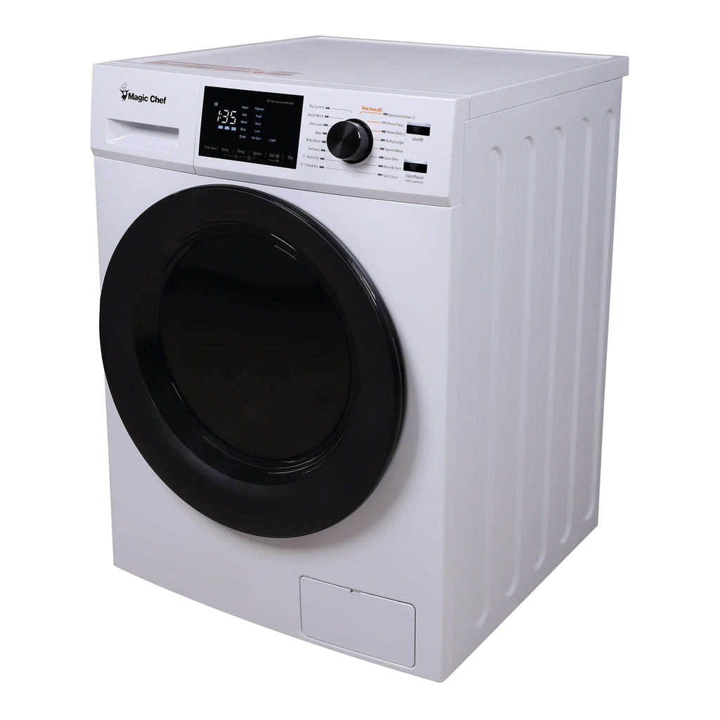 Magic Chef 2.7 cu. ft. White All in One Ventless Washer Dryer Combo in White