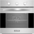 Empava 24" Single Wall Oven with 6 Cooking Functions and Mechanical Knobs Control in Stainless Steel, 24 Inch