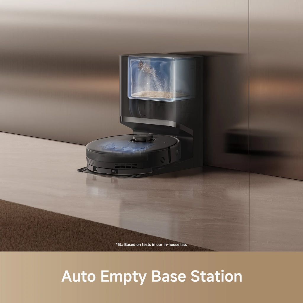 MOVA E30 Pro Plus Robot Vacuum, Anti-tangle DuoBrush, Auto Empty Base Station, Smart Carpet Cleaning